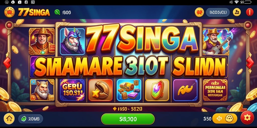 Screenshot gameplay 77SINGA yang menarik dan penuh aksi.