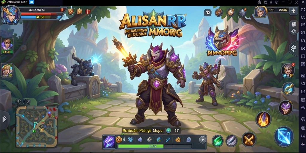 Tampilan gameplay menarik di ALISANRP yang memukau dan interaktif.