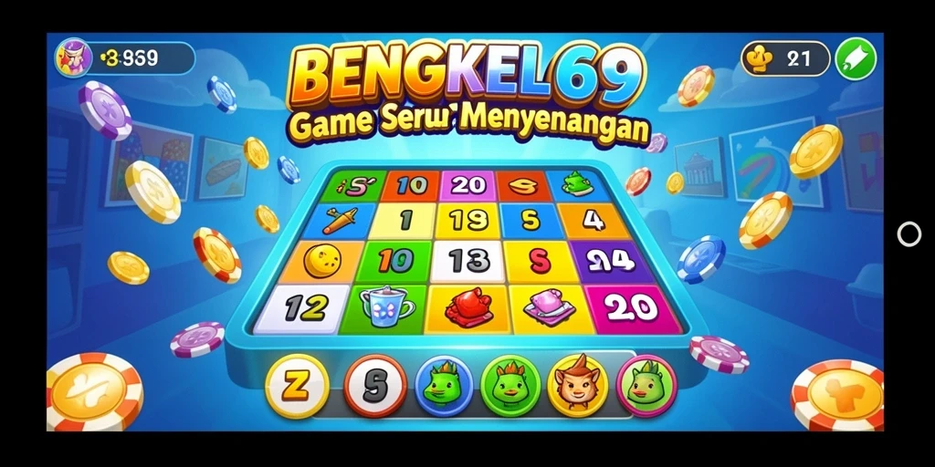Tampilan menarik dari permainan Bingo yang seru dan interaktif.