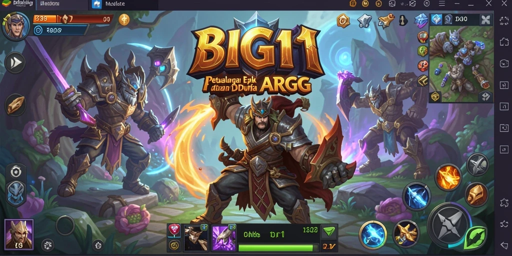 Screenshot menunjukkan aksi gameplay menegangkan dalam <strong>BIG11</strong>.