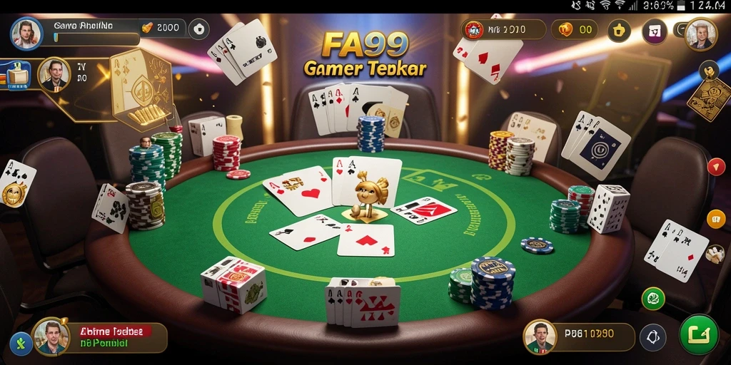 Tampilan gameplay menarik dari FA99 yang menyenangkan.