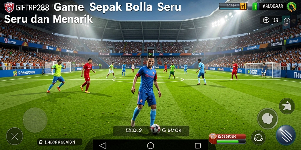 Gameplay dinamis dari GIFTRP288 yang memikat di lapangan sepak bola.