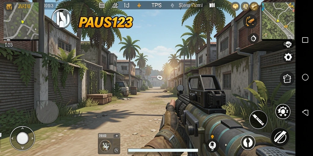 Gameplay seru PAUS123 dalam mode TPS yang menantang.