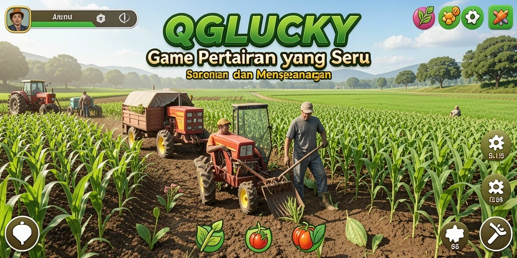 Tampilan gameplay QGLUCKY yang menawan dan interaktif.
