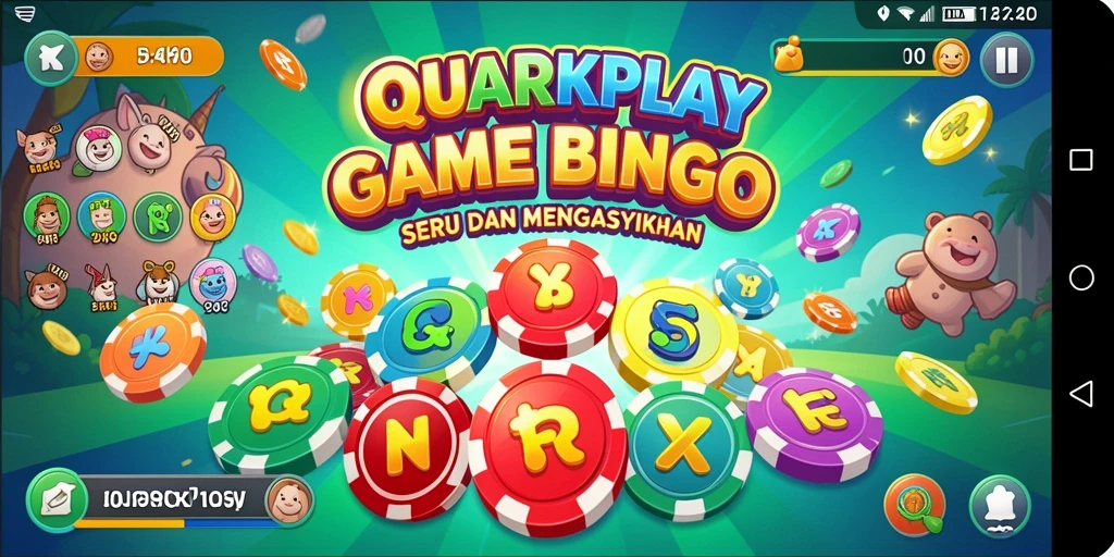Tampilan gameplay Bingo yang memukau dan seru di QUARKPLAY.