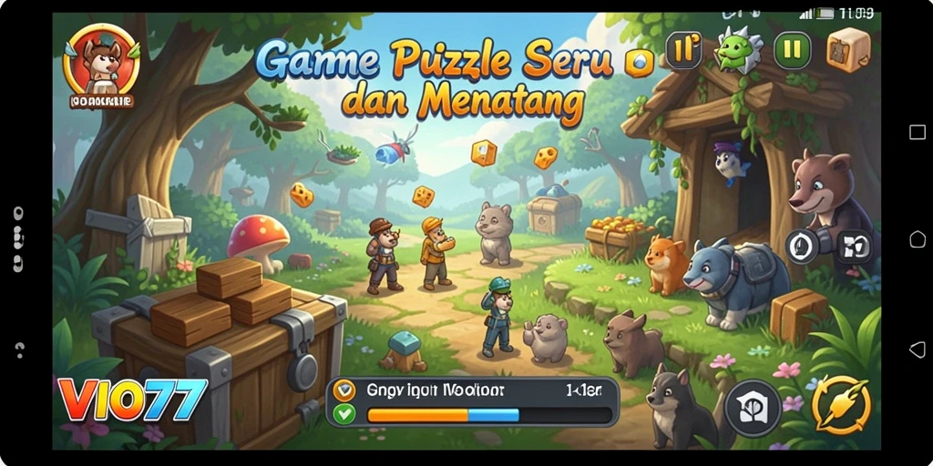 Tampilan gameplay VIO77 yang seru dan penuh tantangan.