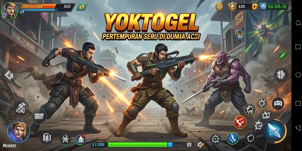 Tampilan seru dari gameplay YOKTOGEL yang penuh aksi.